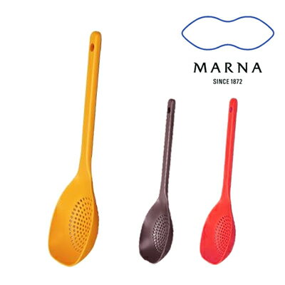 MARNA 「マーナ 炒めてすくえるスプーンザル」 全3色慣れるとコレ一本で手放せなくなる便利な形。フライパンにも鍋にも重宝です。