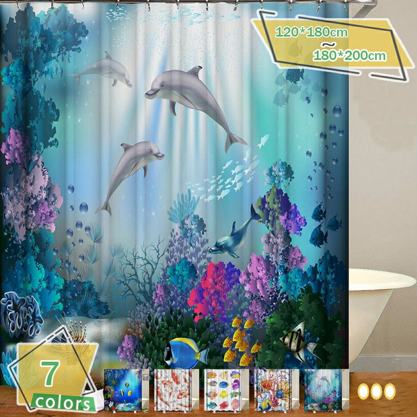 1000円OFFクーポン シャワーカーテン 200cm丈 防カビ加工 ベーシック 動物たち 北欧 180*200 180*180 150*180 洗濯可 清潔 おしゃれ 遮像 ホテル 防水カーテン 家庭用 業務用 シャワールーム 洗面所 加厚 リング付き 透明カーテン 3D 小窓 高級 遮像 外から見えない RaogtCYU