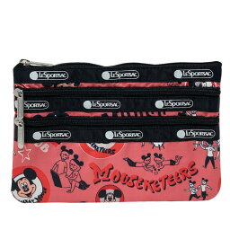 【ネコポス出荷】<strong>レスポートサック</strong> ポーチ ジップポーチ LESPORTSAC レスポ 3-ZIP COSMETIC 7158 L183 DISNEY100 MICKEY MOUSE <strong>ディズニー</strong>100ミッキーマウス <strong>ディズニー</strong>コレクション