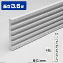 【NPV374】サンメントPVC 廻り縁 モールディング PVC(ポリ塩化ビニル)製