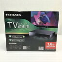 【中古品・未開封】 アイ・オー・データ AVHD-UT1.0 USB 3.0/2.0対応 TV録画用ハードディスク ブラック 1TB 10009497