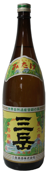 芋焼酎　三岳　25度　1800ml(1.8L)　