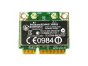 HP純正 600370-001 + 汎用 BCM94313HMGB 802.11b/g/n + Bluetooth 3.0 PCIe Mini half 無線LANカード