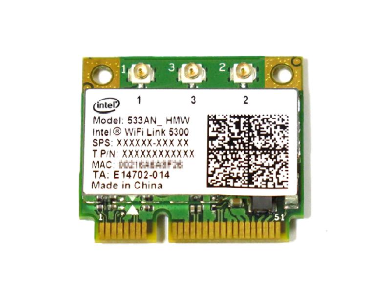 Ce Intel Wireless WiFi Link 5300 802.11a/b/g/n 450Mbps PCIe Mini half LANJ[h 533ANHMW