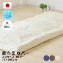 【26日9:59まで P10倍】 日本製 防ダニ 綿100% 敷き布団カバー ミニサイズ 75×185cm(70×180cm敷布団用)洗える SEK抗菌防臭加工 洗濯機 抗菌 防臭 防ダニ 静電気防止 オールシーズン