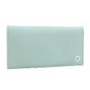 【中古】 BVLGARI 二つ折り長財布 BVLGARIBVLGARIマン ライトブルー レザー 287694