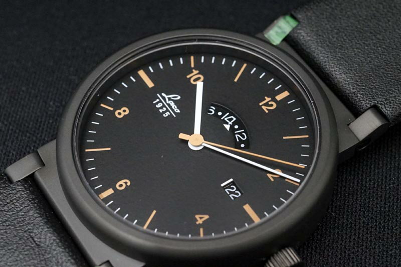【LACO ラコ】 「ドイツ製 パイロットウォッチ」リアルミリタリー腕時計の復刻モデル【クォーツ電池】39mmケース メンズ紳士用 ブラック文字盤 革ストラップ【880204】
