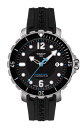 正規品TISSOT【ティソ】2014年新シースター「SEA STAR」300m防水 自動巻き ブラック文字盤 80時間パワーリザーブ ラバーストラップ T066.407.17.057.02【smtb-m】送料無料