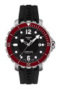 正規品TISSOT【ティソ】2014年新シースター「SEA STAR」300m防水 自動巻き ブラック文字盤 80時間パワーリザーブ ラバーストラップ セラミックレッドベゼルT066.407.17.057.03【smtb-m】送料無料