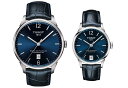 【あす楽】国内正規品TISSOT ティソ【シュマン・ドゥ・トゥレル】 オートマチック【自動巻き】80時間パワーリザーブ ブルー文字盤 ペアウォッチ 2本での価格【T0994071604700T0992071604700】AL