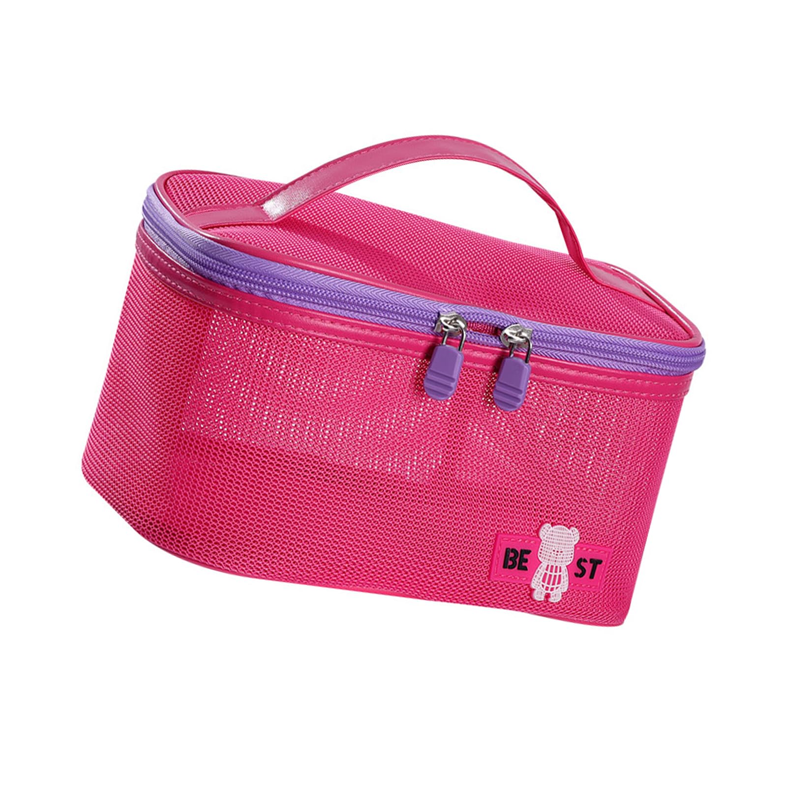 ハンドル付きメイクアップバッグ 化粧品バッグ トラベルメイクアップバッグ 化粧品ポーチ 大容量 トイレタリーバッグ オーガナイザー メイクアップ用 トラベルメイクアップバッグ ハンドル付き 化粧品バッグ 化粧品ポーチ トイレタリーバッグ 女性用