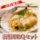 【送料無料】 【おかげさまで楽天ランキング上位】キャンプや野外イベントに！みんなでワイワイBBQアウトドア♪＜海鮮バーベキューセット＞お得な7品入！レビュー書いてやきそば3個プレゼント！【冷凍便同梱可】