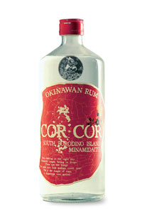 国産ラム！沖縄南大東島　グレイスラムCORCOR（コルコル）赤ラベル 720ml　40度