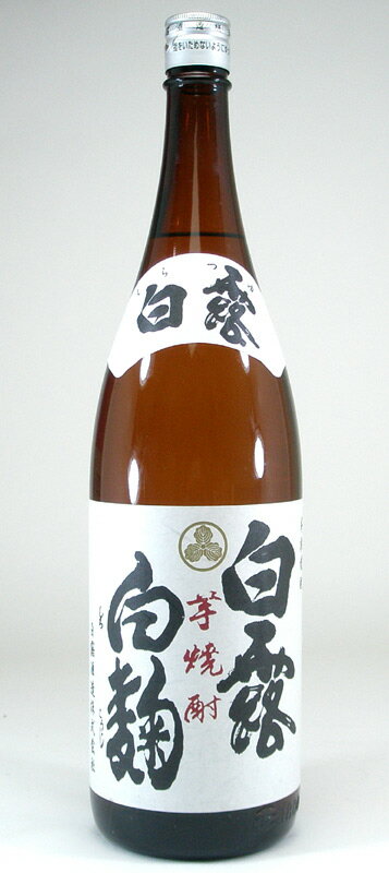 【送料無料6本セット】白露酒造　白露【白麹】　芋焼酎　1800ml