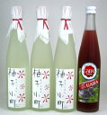 【送料無料】柚子小町3本+酒蔵の天然ぶどうGABA　リキュール　500ml