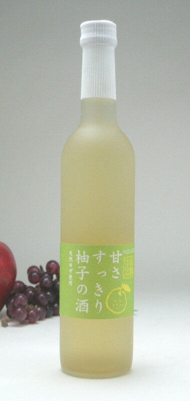 【送料無料12本セット】甘強酒造　味醂仕込み　甘さすっきり柚子の酒　500ml×12本