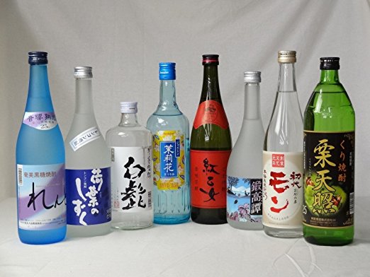 変わり種焼酎8本セット ジャスミン×胡麻×牛蒡×紫蘇×米焼酎×レンコン×栗×黒糖720ml…...:sake-gets:13940579