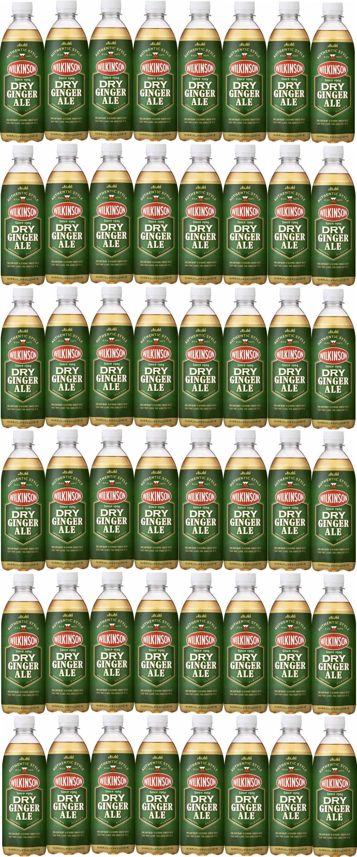 48本2ケース アサヒ飲料 ウィルキンソン ジンジャエール（ドライ） 炭酸水 WILKINSON 500ml×48本
