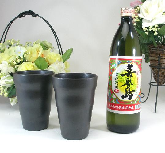 酒器セット（黒糖焼酎　喜界島900ml）【楽ギフ_包装】【楽ギフ_のし宛書】【楽ギフ_メッ…...:sake-gets:10008770