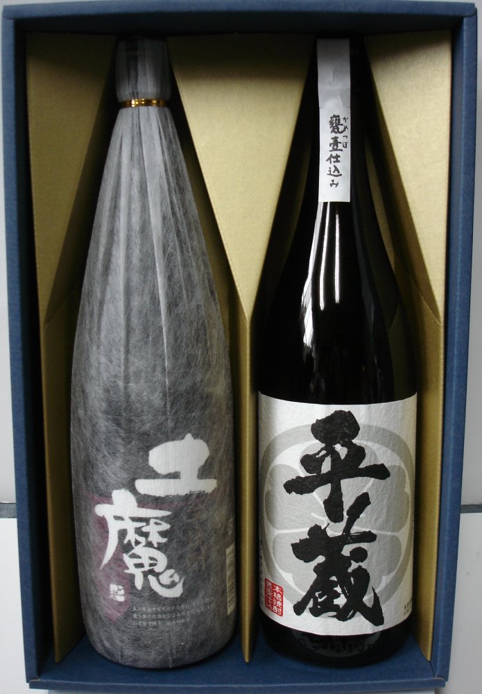 【送料無料】激レア！今回限り　芋焼酎2本入ギフトセット　25度　土魔1．8L(1800ml)　25度　平蔵1．8L(1800ml)　楽天最安値挑戦中！