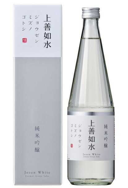 ［清酒・日本酒］24本まで同梱可★<strong>上善如水</strong>　純米吟醸　720ml　1本　箱付き（化粧箱入り）（カートン入り）　白瀧酒造（株）