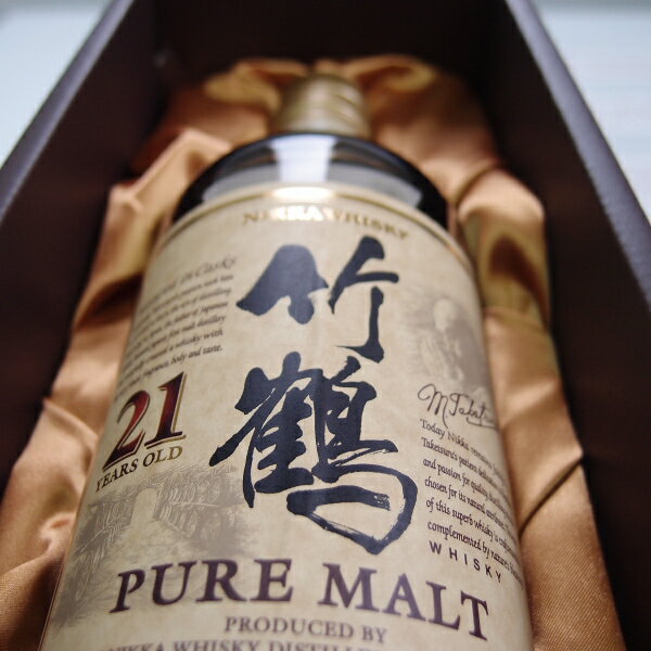 ニッカ　竹鶴21年　ピュアモルトウイスキーnikkamaltwhisky taketsuru