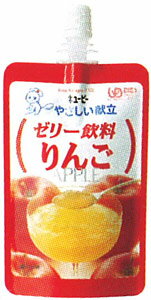 キューピー やさしい献立　ゼリー飲料　りんご 100g×24個 3セット「北海道、沖縄、離島は送料無料対象外です。」【8月24日出荷開始】【送料無料】