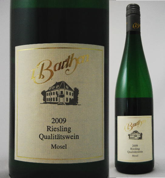 バルテン　リースリング 2009　白（やや甘口） 750ml Q.B.A.