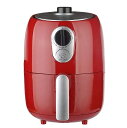 【あす楽】ONLIFE ノンフライヤースリム | LFR-805R レッド | 油を使わないヘルシーフライヤー | バスケット容量2L | オンライン生活 | 1年保証
