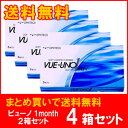 【送料無料】ビューノ1　4箱セット/1ヶ月使い捨てコンタクトレンズ/オフテクス