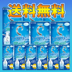 【ご購入後にレビュー記載でおまけ付き】【総量なんと3600ml】【送料無料】ロート Cキューブ ソフトワンモイスト　500ml×6本+100ml×6本セット/ソフトコンタクトレンズケア用品