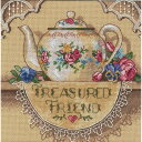 ディメンションズ クロスステッチ 刺繍キット Dimensions Counted Cross Stitch, Treasured Friend Teapot・お取寄
