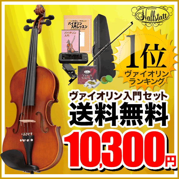 バイオリン Hallstatt（ハルシュタット） V-12 初心者入門セット10点 [V12]