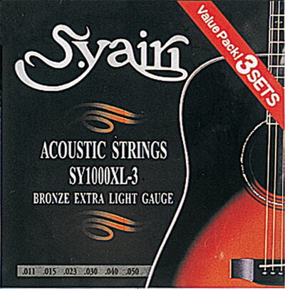 アコースティックギター弦 S.yairi SY-1000XL (3set pack)