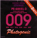 エレキギター弦 Photogenic PE-600XL (3set pack)