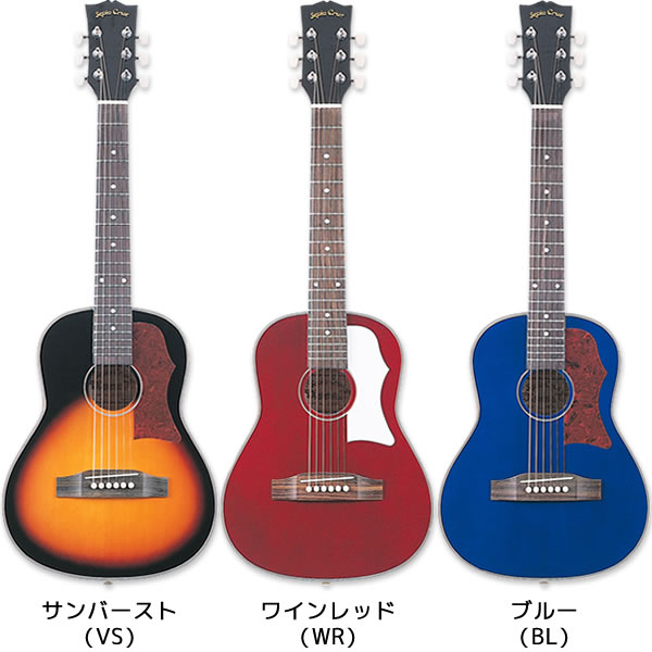 Sepia Crue ミニアコースティックギター J-90 （本体のみ）【1万円以上お買い物で送料無料】