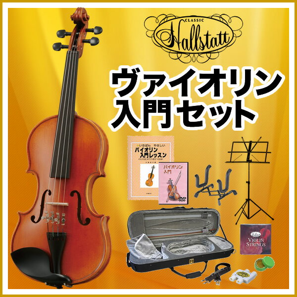 Hallstatt 子供用分数バイオリン V-28-1/4 11点入門セット【ハルシュタット】【送料無料】