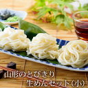 山形のとびきり生めんセット(小) 【清川屋のお中元・サマーギフト ひやむぎ きしめん うどん 3種類の自家製手延べ麺 詰合せ】
