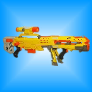 【送料無料】NERF(ナーフ) N-STRIKE LONGSHOT CS-6ロングショット・イエロー！