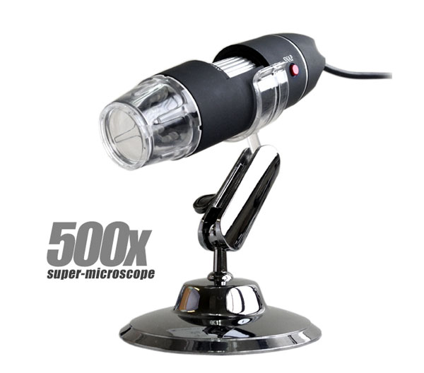 【送料300円】デジタル マイクロスコープ 最大500倍 ミクロ USB顕微鏡 小型カメラ…...:sakuranecoshop:10000495