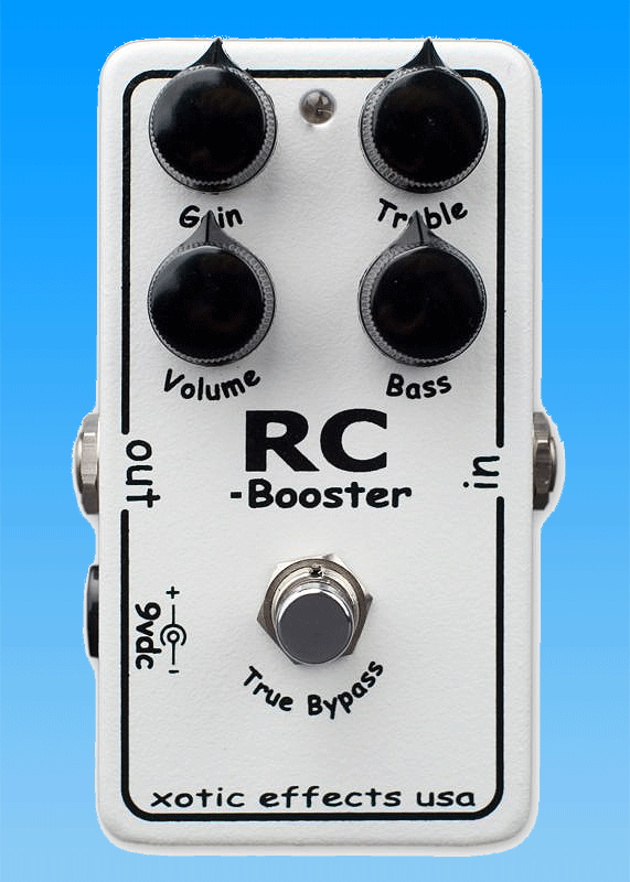 【送料無料】エキゾチック ブースター Xotic RC-Booster エフェクター ギター原音を損なわずにアンプに出力！