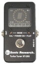 【送料無料】Sonic research Turbo Tuner ST-200（ストロボ　超高速チューナー　Strobe Tuner Stomp Box）