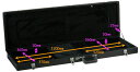 【ポイント2倍】【送料無料】アリア ARIA REB-510 プレベ、ジャズベ用角型ハードケース【smtb-TK】