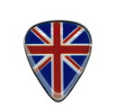 【ポイント2倍】【メール便発送・全国送料無料・代金引換不可】Rick Rock ZBS-031UK Union Jack エポキシ樹脂製 ギター ピック 2.3mm【smtb-TK】