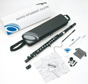 【ポイント2倍】【送料無料】ヌーボ NUVO STUDENT FLUTE/ブラック（黒） …...:sakurayama:10083011