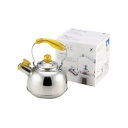 ★なんと1個から送料無料♪★NUDiE IH200V対応 笛吹きケトル 1.6L スケルトンイエロー SH7438