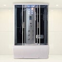 ■2年保証!無料電話サポート!ショールーム商品展示 機能充実 ホテル/別荘/ログハウス/家庭用浴槽、バスタブ付きシャワーブース、シャワールーム、シャワーユニット4085-S■