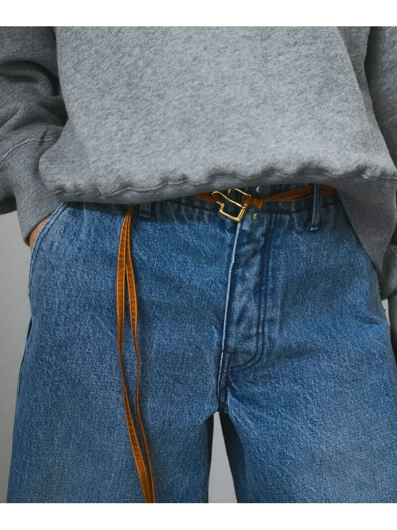 【AXEP(アクセップ)】mini buckle gold SALON adam et rope' サロン アダム エ ロペ ファッション雑貨 ベルト ゴールド【送料無料】[Rakuten Fashion]