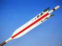 【弓道】【矢】【D-1591】ターキー 手描彗星 羽中下地加工 2015シャフト 6本組【弓道用ジュラ矢】【RCP】