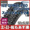 【返品保証】 スパイク タイヤ Schwalbe シュワルベ ICE SPIKER PRO EVOLUTION LiteSkin アイススパイカープロ スパイク マウンテンバイク MTB タイヤ 2本セット 2015 29x2.25 送料無料 【あす楽】